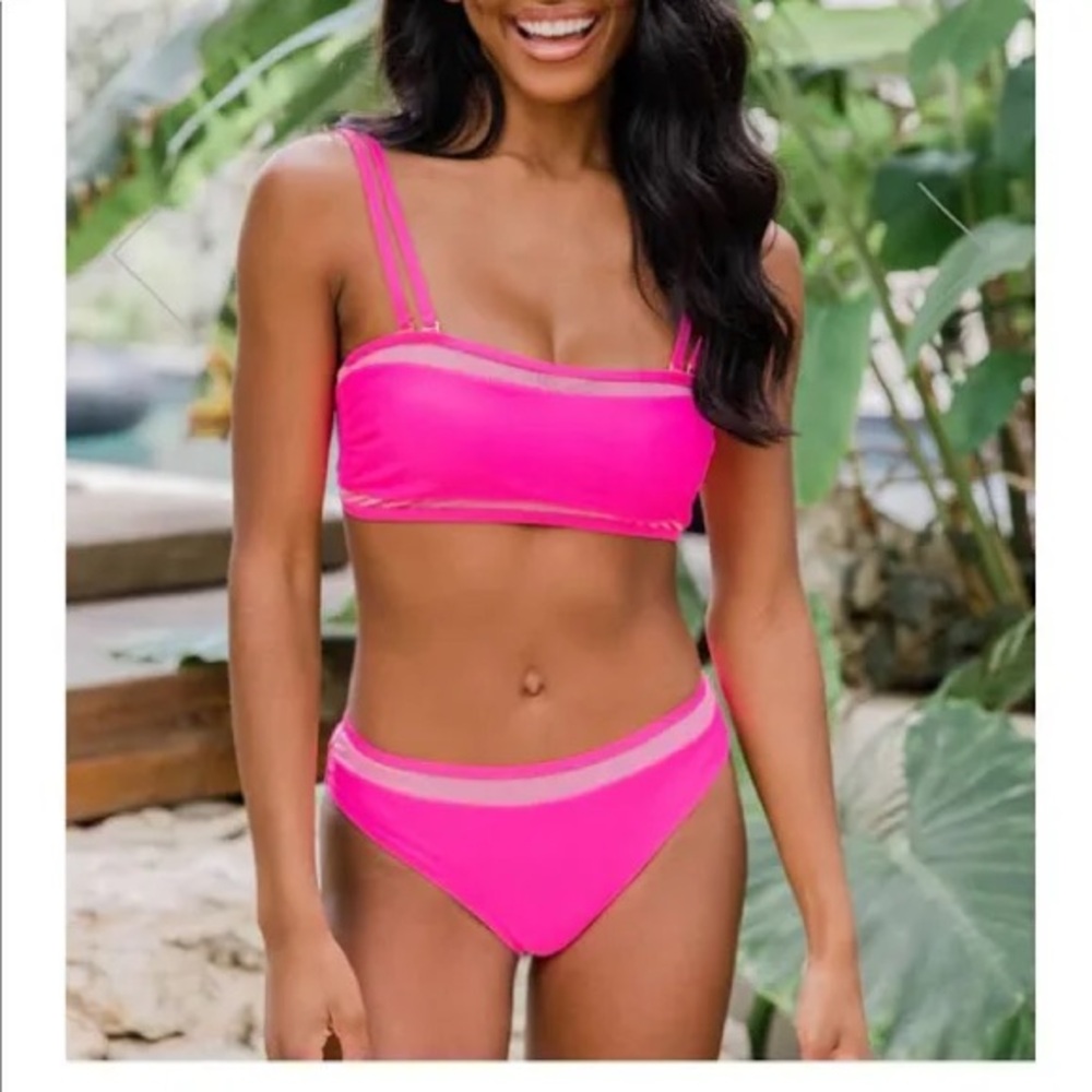Pink Lily Bikini